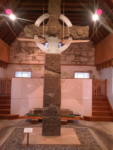 First celtic cross. Iona